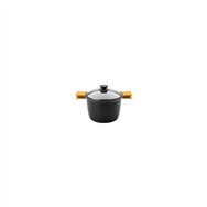 olla alta efficient bra 4.1l espesor 6mm aluminio fundido teflon antiadherente platinum plus tapa vidrio templado a273903