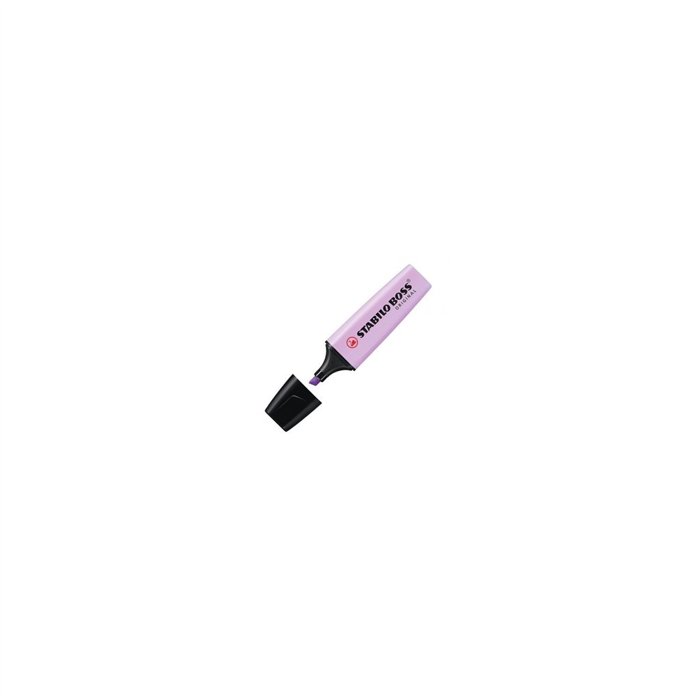 stabilo boss original marcador fluorescente punta biselada pastel brisa violeta 70/155