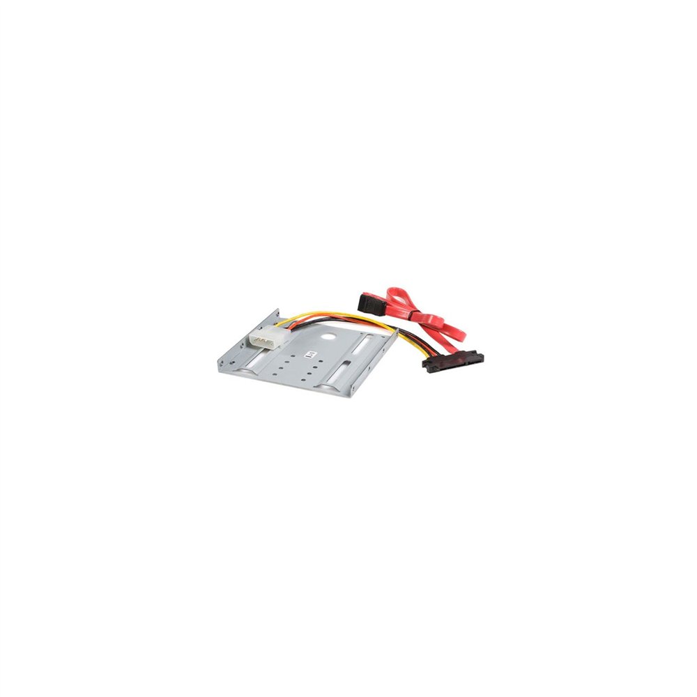 startech.com juego kit adaptador bandeja de montaje unidad de disco duro sata de 2,5in pulgadas a 3,5