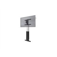 soporte tv suelo ctouch para pantallas 55p a 86p aluminio negro 10080250