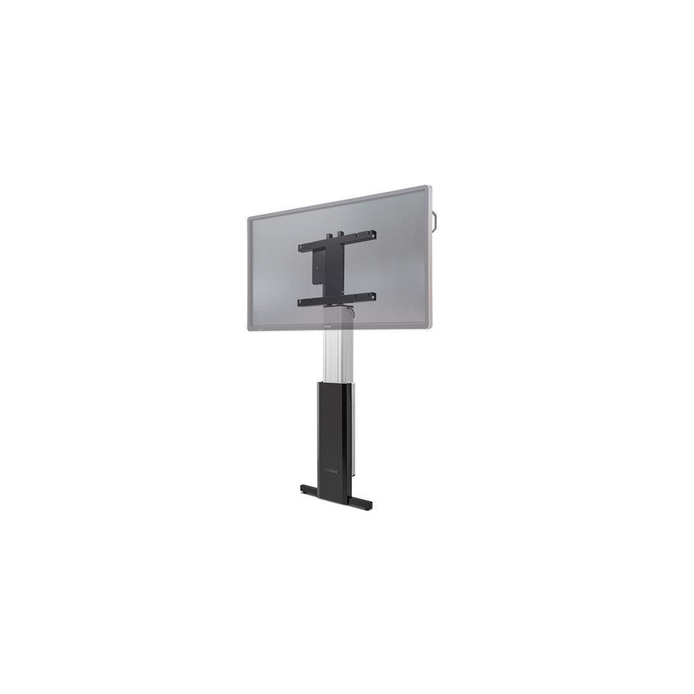 soporte tv suelo ctouch para pantallas 55p a 86p aluminio negro 10080250