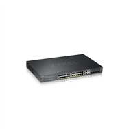 zyxel gs2220-28hp-eu0101f switch gestionado l2 gigabit ethernet (10/100/1000) energí­a sobre ethernet (poe) negro