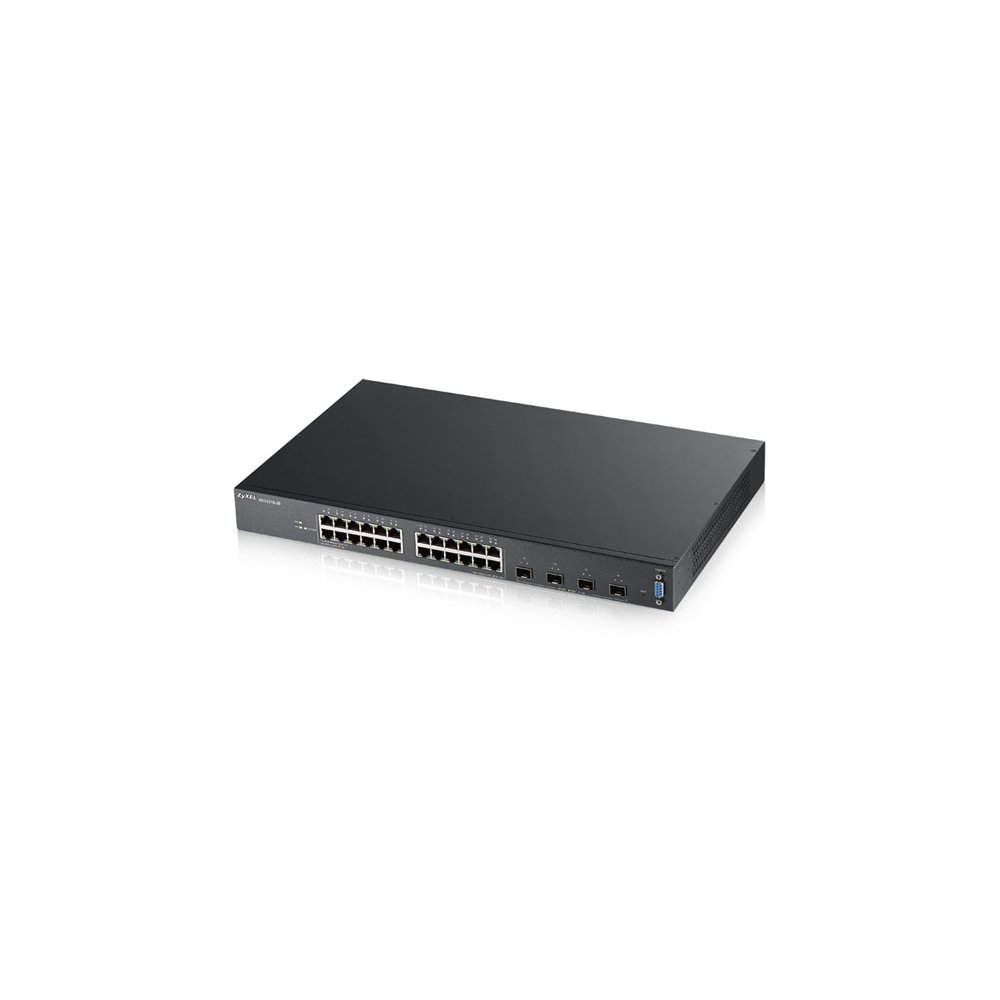 zyxel xgs2210-28 gestionado l2 gigabit ethernet (10/100/1000) 1u negro