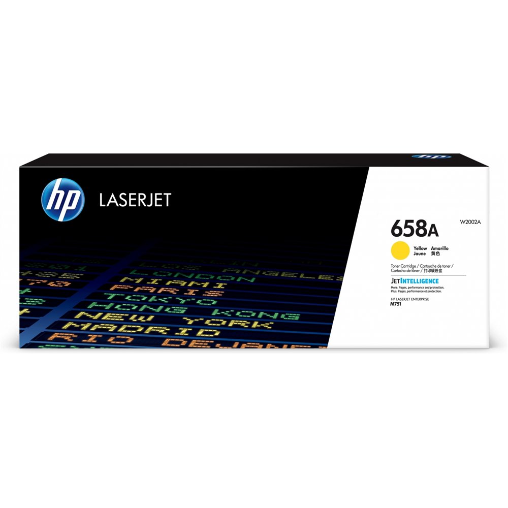 hp 658a toner original amarillo