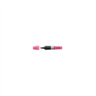 stabilo luminator marcador punta de cincel negro rosa plata