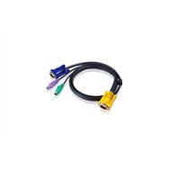 aten cable kvm ps/2 con sphd 3 en 1 de 3 m