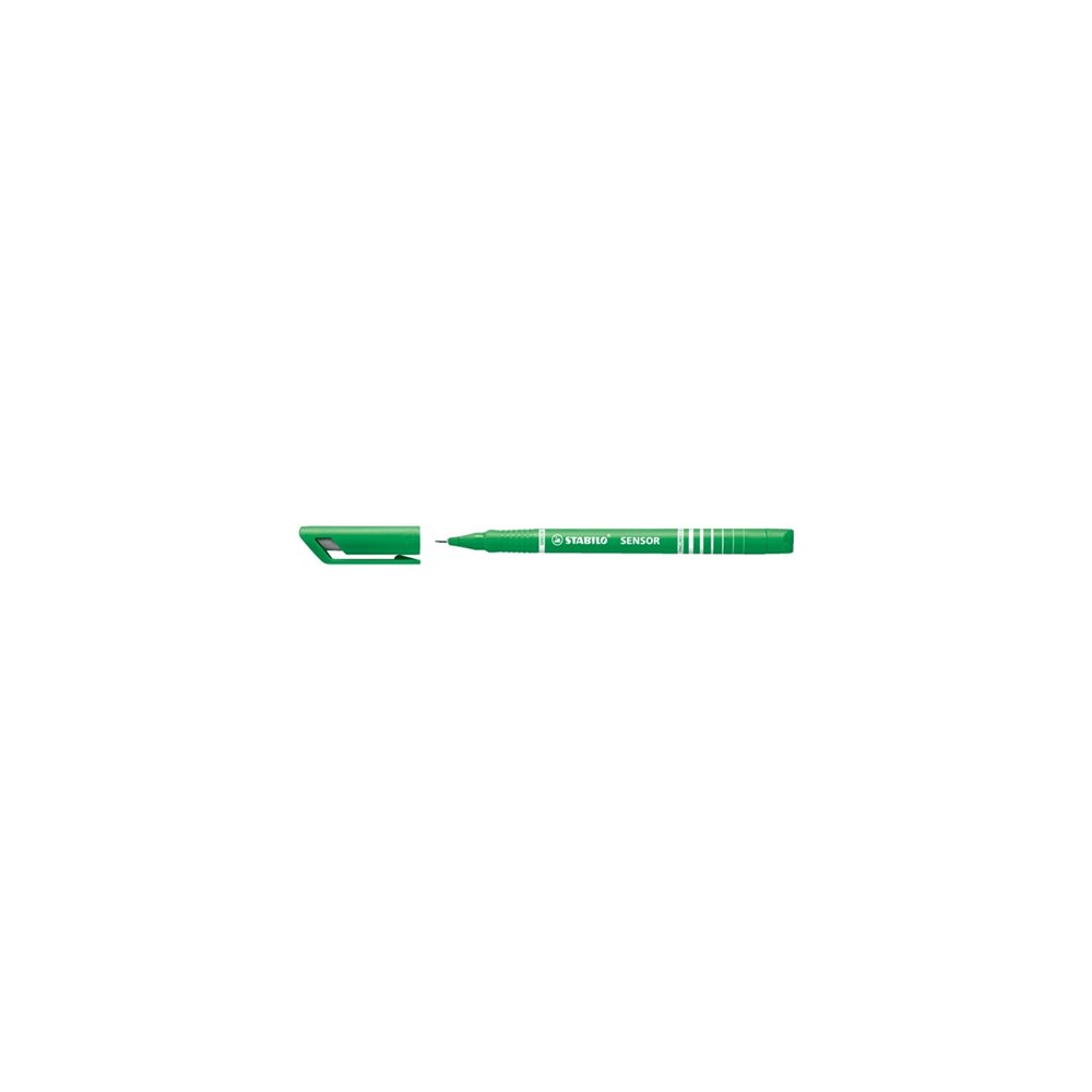 stabilo sensor rotulador de punta fina verde 1 pieza(s)