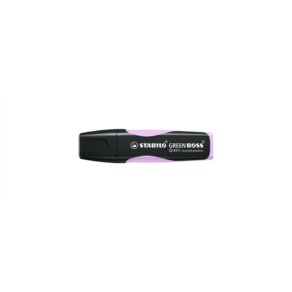 stabilo green boss pastel marcador punta de cincel lila