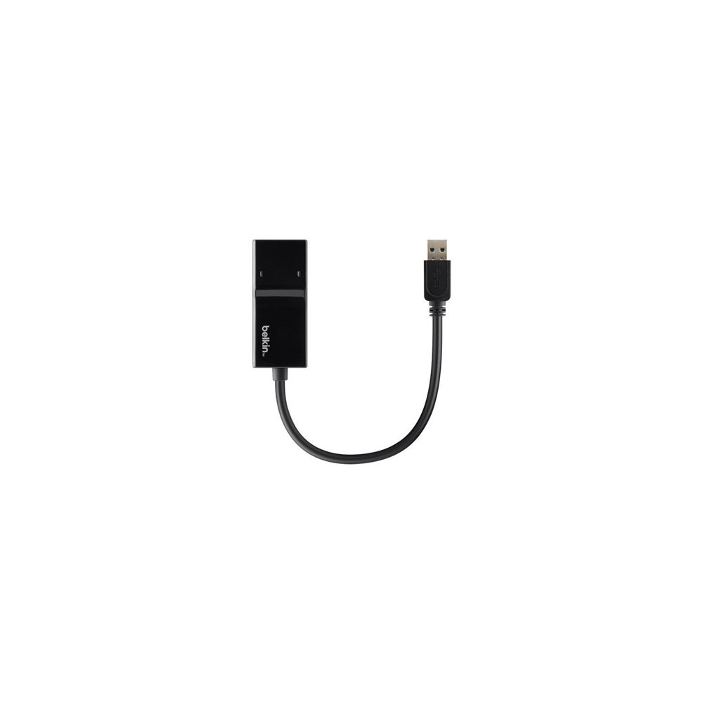 belkin adaptador gigabit ethernet usb 3.0 - ethernet rj-45 negro
