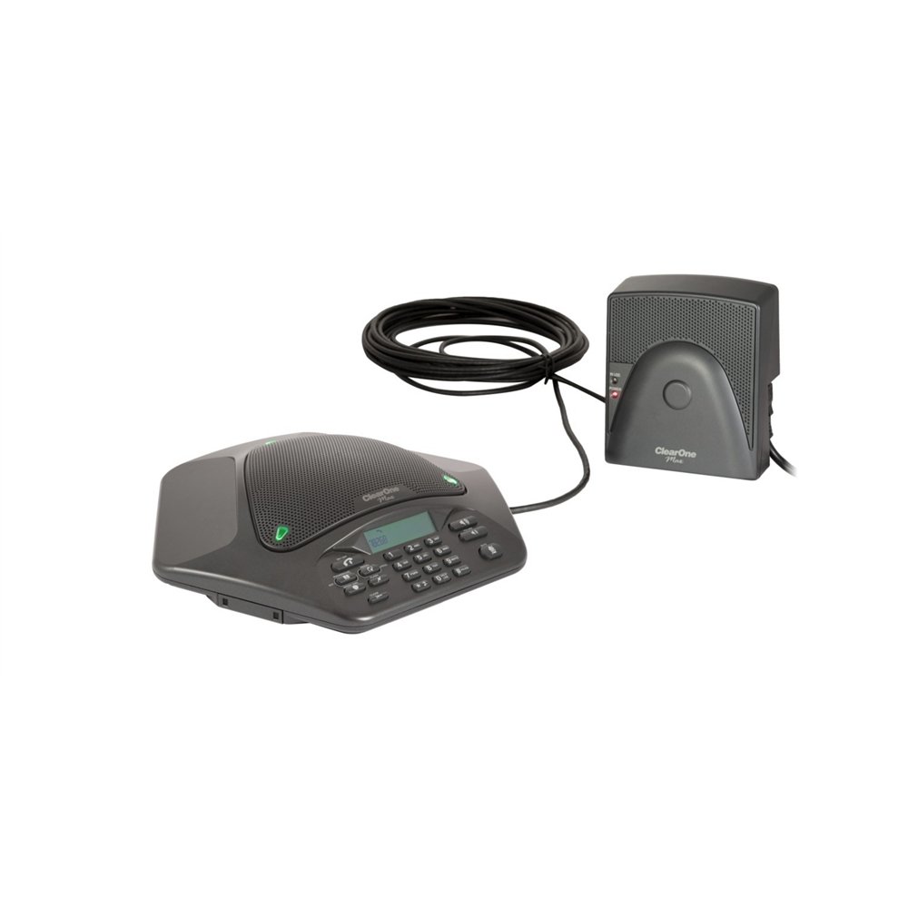clearone max ip altavoz teléfono negro