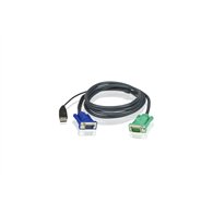 aten cable kvm usb con sphd 3 en 1 de 1,2 m