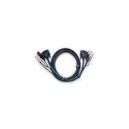 aten cable kvm dvi-d single link usb de 3 m