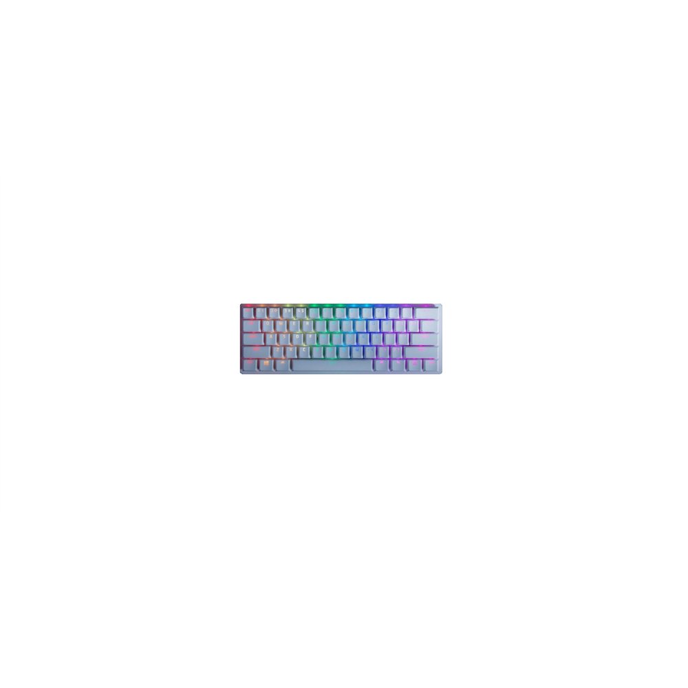 razer huntsman mini teclado usb qwerty internacional de ee.uu. blanco