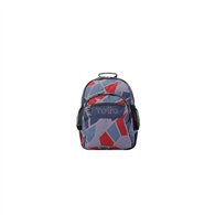 totto crayoles mochila mochila escolar gris, rojo poliéster