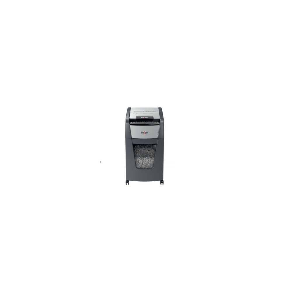 rexel optimum auto+ 300x triturador de papel microcorte negro, gris