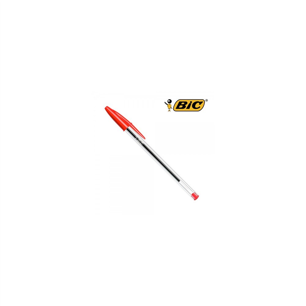bic cristal medium rojo bolí­grafo medio 1 pieza(s)