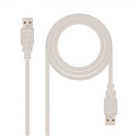nanocable cable usb 2.0, tipo a/m-a/m, 1.0 m