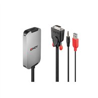 lindy 38296 adaptador de cable de ví­deo negro, blanco