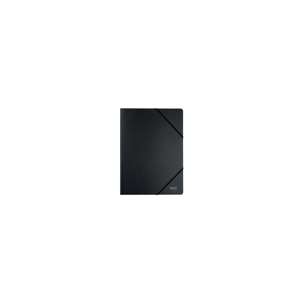leitz 39080095 carpeta cartón negro a4