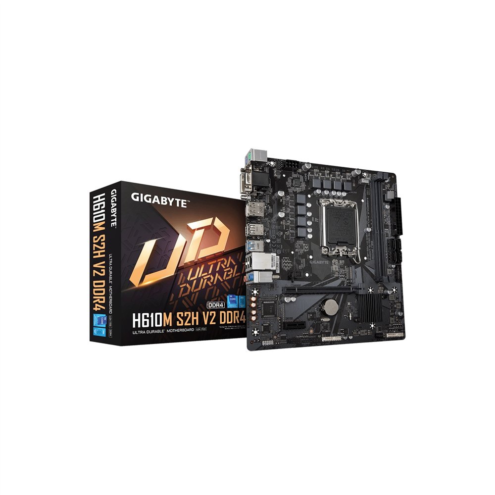 gigabyte h610m s2h v2 ddr4 (rev. 1.0) intel h610 express lga 1700 micro atx