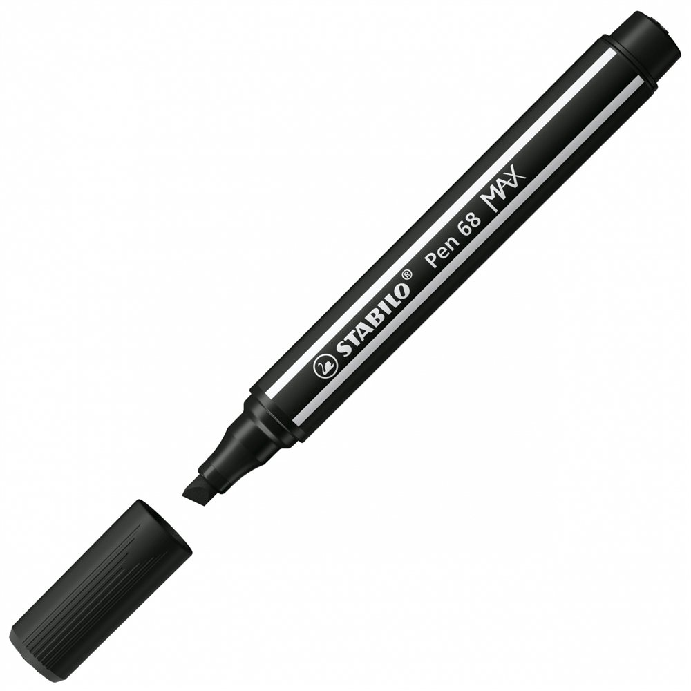 stabilo pen 68 max rotulador negro 1 pieza(s)