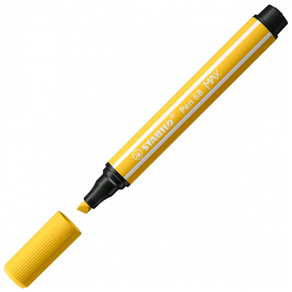 stabilo pen 68 max rotulador amarillo 1 pieza(s)
