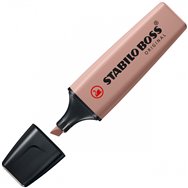 stabilo boss original naturecolors marcador 1 pieza(s) punta de cincel marrón