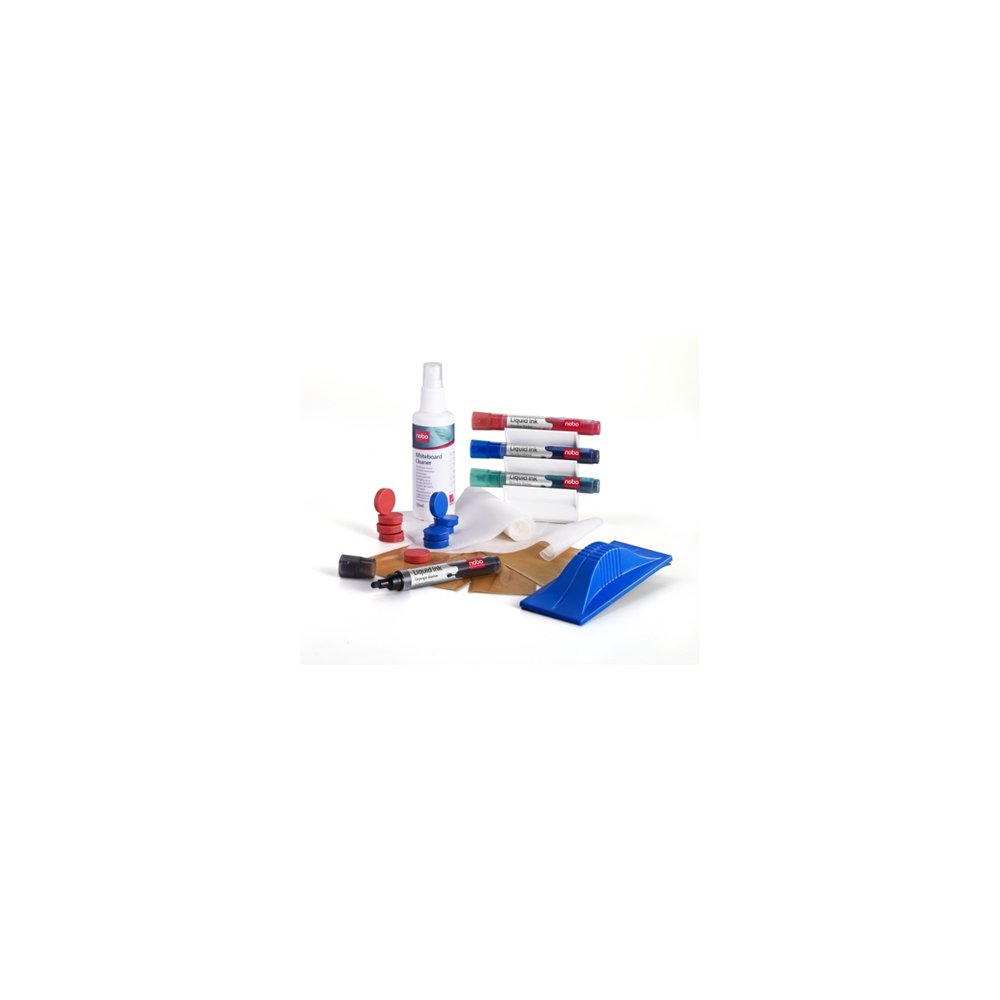 nobo kit pizarra blanca completo