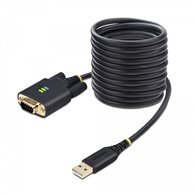 startech.com 1p10ffc-usb-serial cable de serie negro 3 m usb tipo a db-9