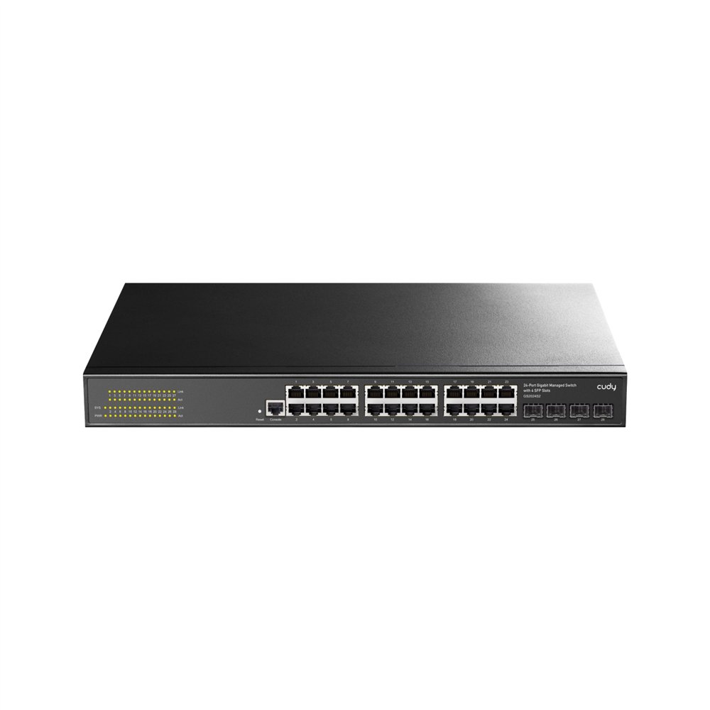 cudy gs2008s2 switch gestionado l2 gigabit ethernet (10/100/1000) 1u negro