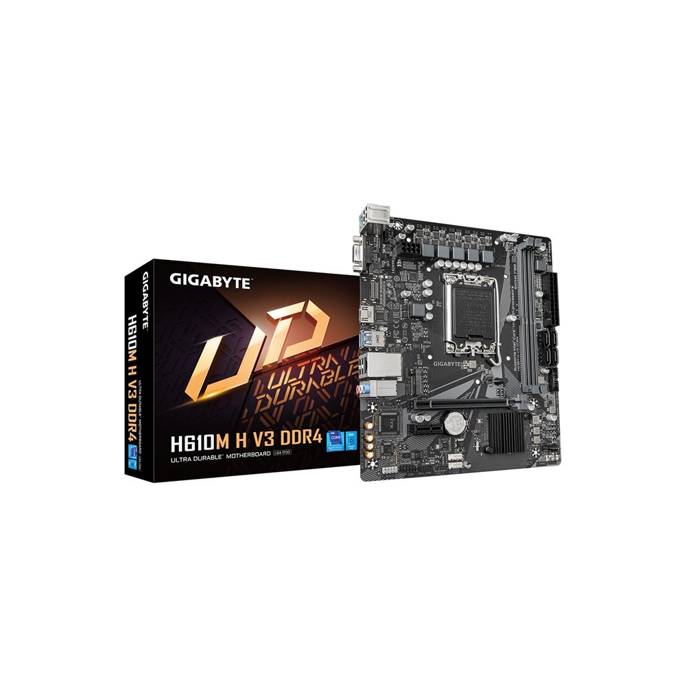 gigabyte h610m h v3 ddr4 placa base intel h610 express lga 1700 micro atx