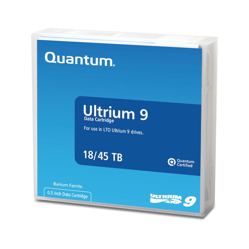quantum mr-l9mqn-01 medio de almacenamiento para copia de seguridad cinta de datos virgen 18 tb lto 1,27 cm