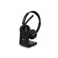 urban factory movee max auriculares inalámbrico diadema juego usb tipo a bluetooth base de carga negro