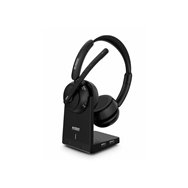 urban factory movee max auriculares inalámbrico diadema juego usb tipo a bluetooth base de carga negro