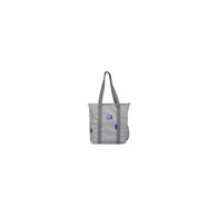 oxford b-ready tote bag bolso de tela ecologica - poliester reciclado rpet - asa larga para bandolera - color gris