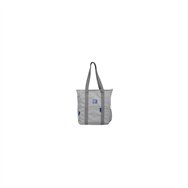 oxford b-ready tote bag bolso de tela ecologica - poliester reciclado rpet - asa larga para bandolera - color gris