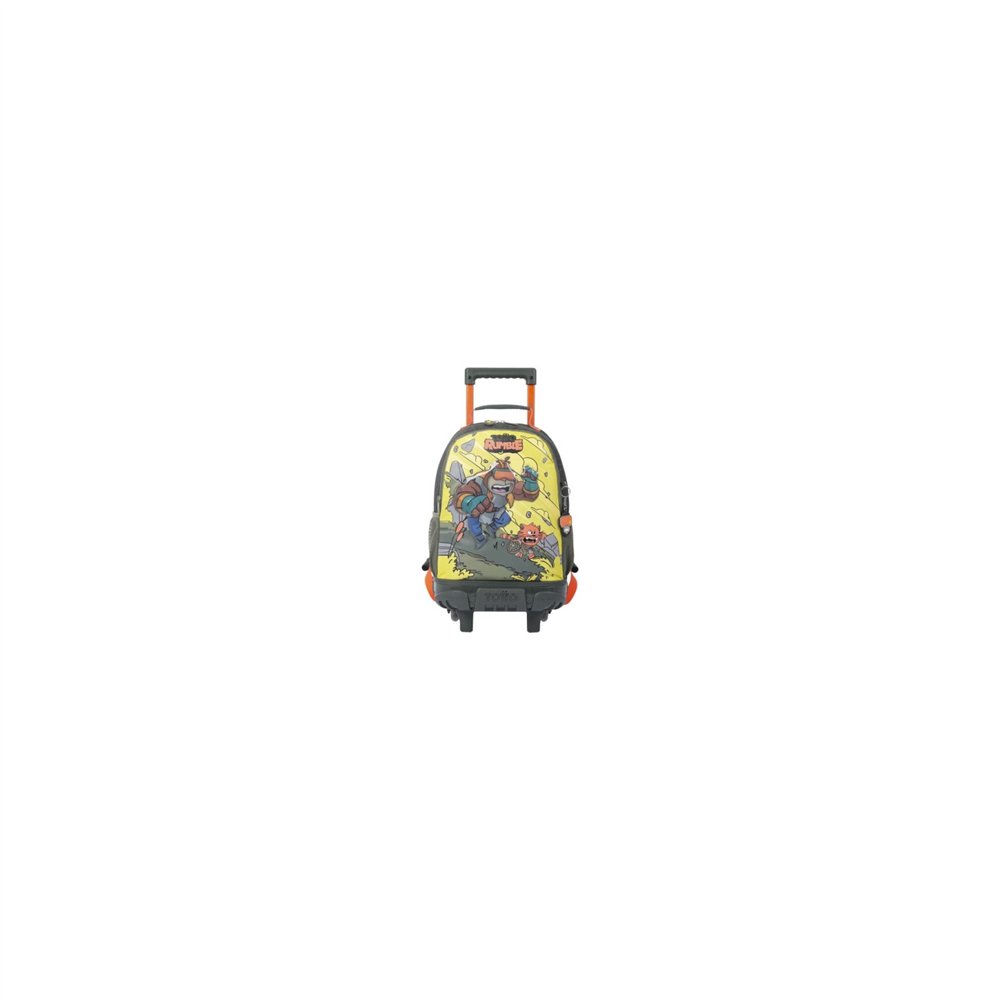 mochila escolar con ruedas mediana de cartoons totto mj03bwm005-2310-4djm