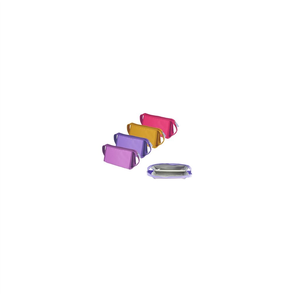 lagart portatodo jumbo colorblock multi-bolsillos