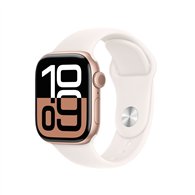 apple watch series 10 oled 42 mm digital 374 x 446 pixeles pantalla táctil 4g oro rosa wifi gps (satélite)