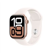 apple watch series 10 oled 42 mm digital 374 x 446 pixeles pantalla táctil 4g oro rosa wifi gps (satélite)