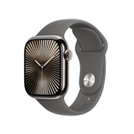 apple watch series 10 oled 42 mm digital 374 x 446 pixeles pantalla táctil 4g titanio wifi gps (satélite)