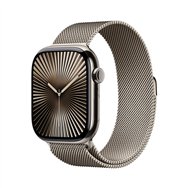 apple watch series 10 oled 46 mm digital 416 x 496 pixeles pantalla táctil 4g titanio wifi gps (satélite)