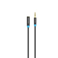 vention cable estéreo vab-b06-b150-m/ jack 3.5 macho - jack 3.5 hembra/ 1.5m/ negro