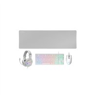 mars gaming mcp-rgb3 teclado ratón incluido juego usb qwerty español blanco