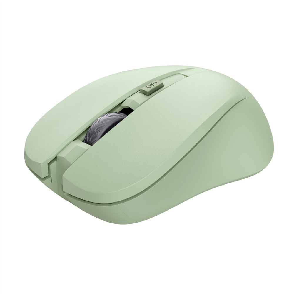 trust mydo ratón oficina ambidextro rf inalámbrico óptico 1800 dpi