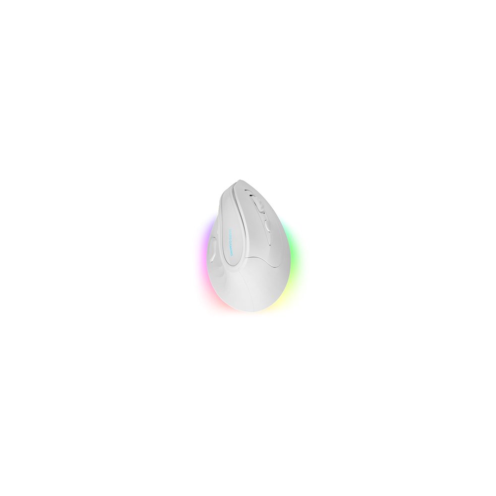 mars gaming mm-sk, ratón gaming inalámbrico vertical, diseño ergonómico, iluminación rgb chroma, sensor óptico pixart 8400dpi, s