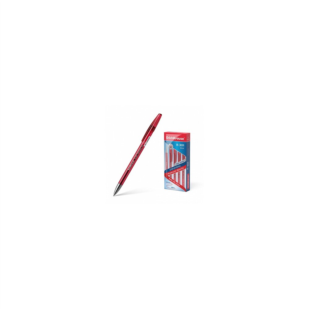erichkrause 42722 bolígrafo de gel bolígrafo de gel con tapa rojo 12 pieza(s)