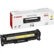 canon crg-718 y cartucho de tóner 1 pieza(s) original amarillo