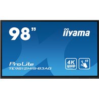 iiyama te9812mis-b3ag pantalla de señalización diseño de quiosco 2,49 m (98") lcd wifi 400 cd / m² 4k ultra hd negro pantalla tá