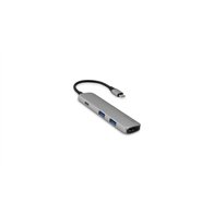 epico 9915111900012 base para portátil y replicador de puertos usb 3.2 gen 1 (3.1 gen 1) type-c negro, gris